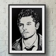 Castiel Art Print