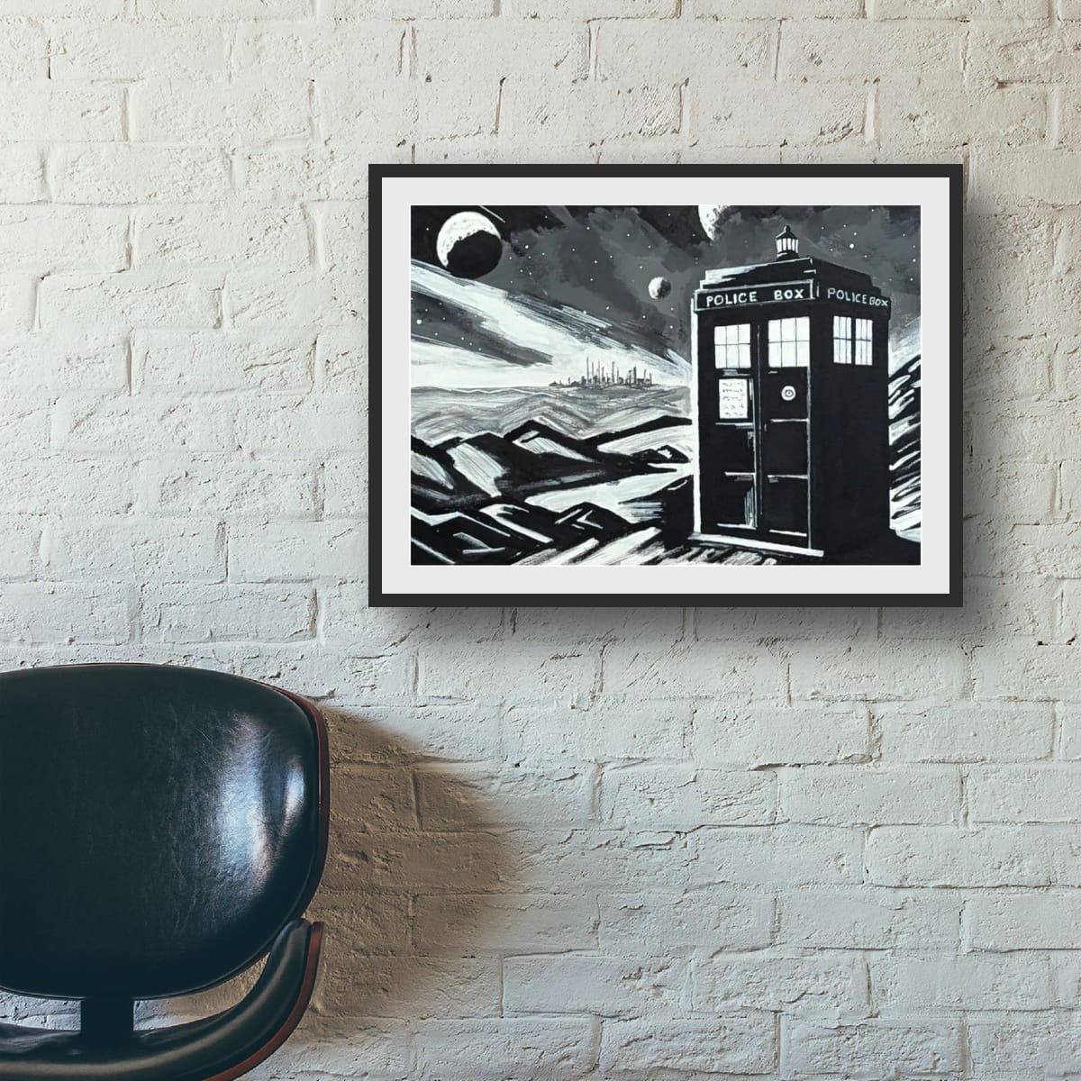 TARDIS art print