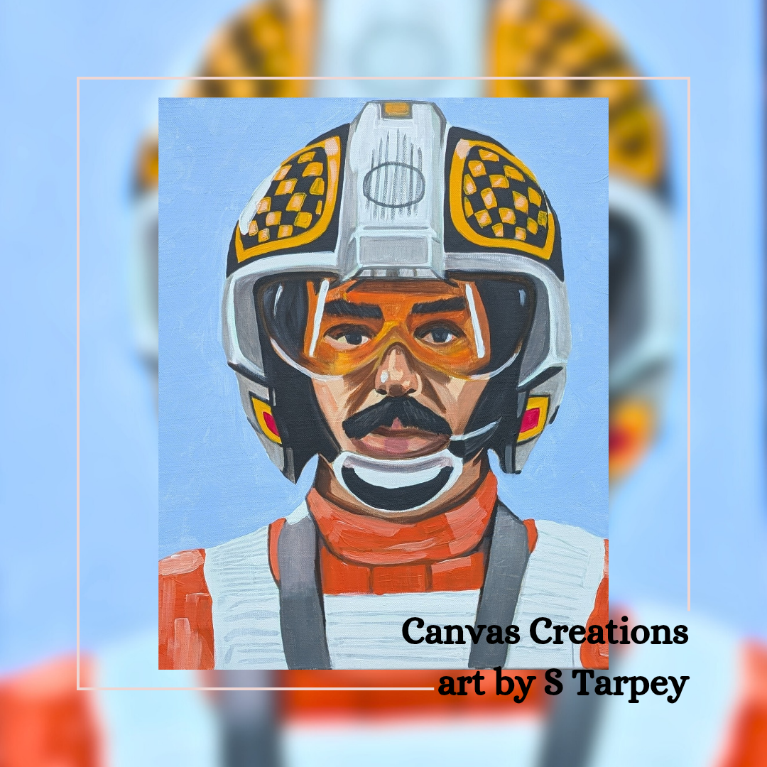 Biggs Darklighter original portrait painting